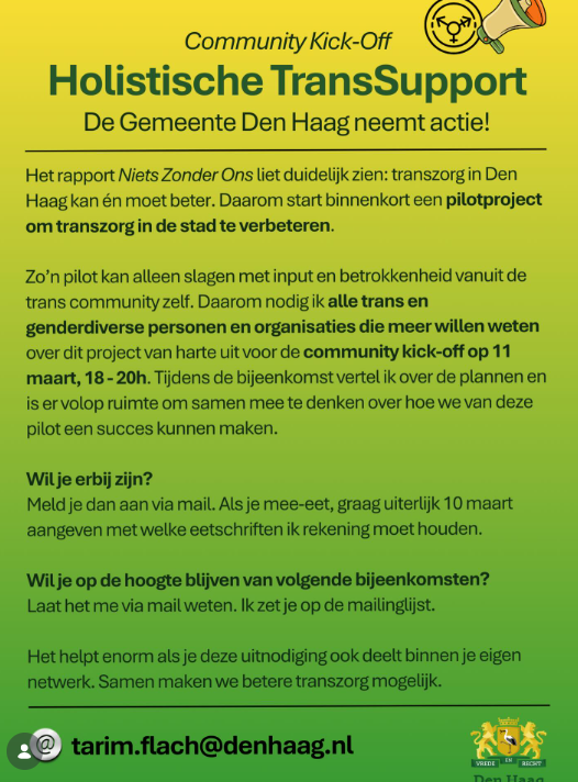 Holistische TransSupport kick-off bericht